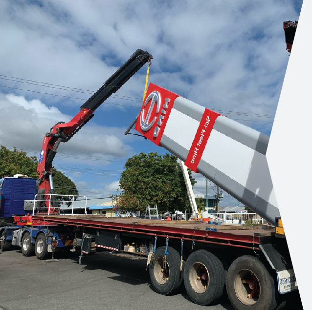 Crane truck hire